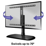 Sanus FTVS1 Swivel TV Base Vesa Mount Bracket for Flat Panel 32-65" Television Sanus