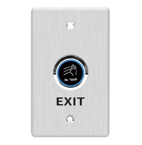 Door Exit Release Button Stainless Steel Panel Waterproof Push Switch No-Touch MACARAC 19" Inch Sheetmetal