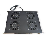 Thermostat Cooling Unit (1RU 4 X 240vAC Ext.l Fan / Suit 19" Rack) MACARAC 19" Inch Sheetmetal