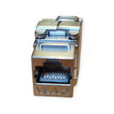90 Degree Cat 6A Keystone Jack Zinc Alloy Shielded 24 Pack MACARAC
