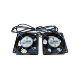 Dual Fan Incl. 240vAC Lead Plug and guard (120mm X 38mm) MACARAC 19" Inch Sheetmetal
