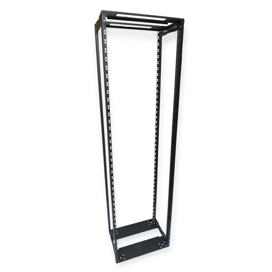 40U Adjustable Depth Open Rack 4 Post 19" 350-450mm Deep MACARAC 19" Inch Sheetmetal