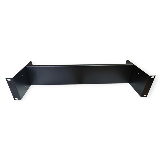 2U 19" Rackmount Recessed Solid Panel (19" Inch Rack Mount Application)