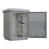 CERTECH 18RU 600mm Deep Outdoor Freestanding Cabinet. IP45 Rated MACARAC 19" Inch Sheetmetal
