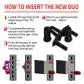 Rackstuds 50pc Pack, Duo 1RU Mounting Solution RSLDUO-1RUB50-S2 RackStuds™