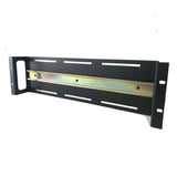 3u 19" Rack Mount DIN Rail Panel Bracket With Cover MACARAC 19" Inch Sheetmetal