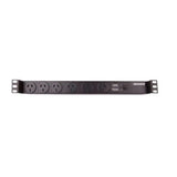 1RU 6 Outlet 19" Rack Mounted Powerboard with Surge Protection JACKSON INDUSTRIES