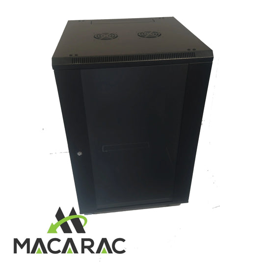 18U 600mm FREE STANDING / WALL-MOUNT 19" Professional Range 19" Rack Cabinet MACARAC 19" Inch Sheetmetal