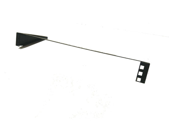 1U Steel Vertical/Horizontal Wall Mount / Under Desk Rack Bracket (Black) 19" Application MACARAC 19" Inch Sheetmetal