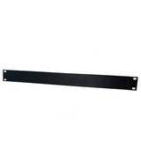 1U Blank Panel 19" Inch Rack-Mount Black MACARAC 19" Inch Sheetmetal