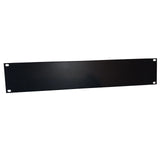 2U Blank Panel 19" Inch Rack-Mount Black MACARAC 19" Inch Sheetmetal
