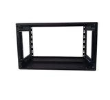 6U Adjustable Depth Open Rack 4 Post 19" 250-350mm Deep MACARAC 19" Inch Sheetmetal