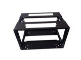 6U Adjustable Depth Open Rack 4 Post 19" 250-350mm Deep MACARAC 19" Inch Sheetmetal