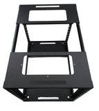 18U Adjustable Depth Open Rack 4 Post 19" 450-700MM Deep MACARAC 19" Inch Sheetmetal