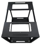 12U Adjustable Depth Open Rack 4 Post 19" 450-700MM Deep MACARAC 19" Inch Sheetmetal