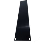 2U Brushed Anodized Aluminium Rack Panel MACARAC 19" Inch Sheetmetal