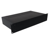 2U Rack Mount 19" Rack Mount Case 88mm X 483mm X 250mm (BLACK) MACARAC 19" Inch Sheetmetal