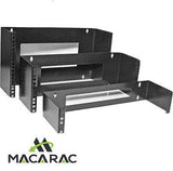 2U 200mm Deep Wall Frame (19" Rack / Suit Switches, Routers, Modems etc.) MACARAC 19" Inch Sheetmetal