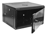 12U 550 WALL SWING MOUNT DATA CABINET (19" Rack / Provision for 2 x 240v Cooling Fan) MACARAC 19" Inch Sheetmetal