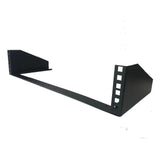 2U Steel Vertical/Horizontal  Wall Mount / Under Desk Rack Bracket (Black) 19" Application MACARAC 19" Inch Sheetmetal