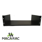 3U 300mm Deep H/D Cantilever Rack Mount Shelf - MACARAC 19" Inch Sheetmetal
