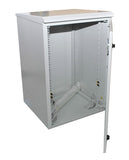 18U 600mm Deep IP65 Rated Non-Vented Outdoor Wall Mount Cabinet