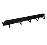 1U CABLE MANAGEMENT PANEL 5 CLIP IN D RINGS ( Suit All 19" Inch Racks) MACARAC 19" Inch Sheetmetal