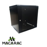 9U 600mm Deep WALL MOUNT 19" Professional Network Rack Cabinet MACARAC