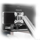 Brateck Vesa Compatible NUC mounting bracket, up to 3kg, Black colour, Steel Material Brateck