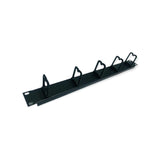 1U CABLE MANAGEMENT PANEL 5 CLIP IN D RINGS ( Suit All 19" Inch Racks) MACARAC 19" Inch Sheetmetal