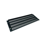 4U Vent Panel19" Inch Rack-Mount Black MACARAC 19" Inch Sheetmetal