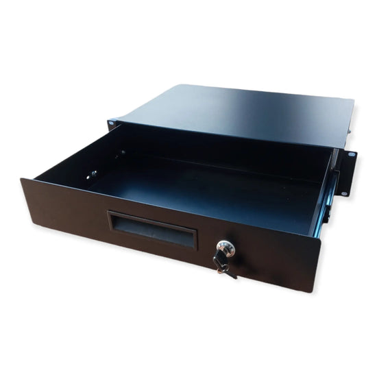 2U Rack Mount Slide Drawer 19" Inch 300mm Deep MACARAC 19" Inch Sheetmetal