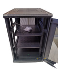 18U 800mm Data Rack Cabinet Amdex (Includes 2 Shelves) MACARAC 19" Inch Sheetmetal