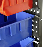 30 Bins Garage Workshop Wall Mounted Tool Box Small Parts Storage Organiser Rack MACARAC 19" Inch Sheetmetal