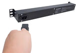 1RU 6 Outlet 19" Rack Mounted Powerboard with Surge Protection JACKSON INDUSTRIES
