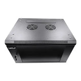 6U 450mm LDR Wall Mount Cabinet Flat Packed  (Provision For 2 Fans) LDR