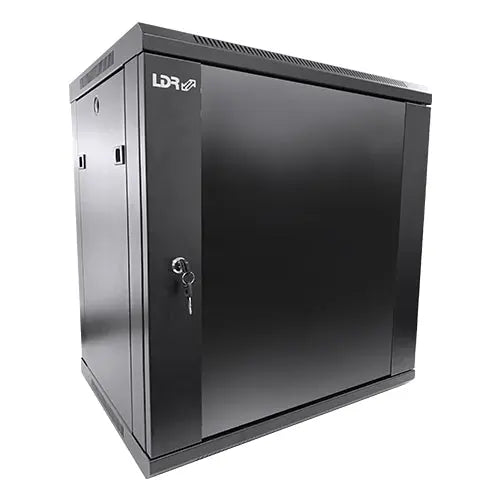 12U 450mm LDR Wall Mount Cabinet Flat Packed (Provision For 2 Fans) LDR