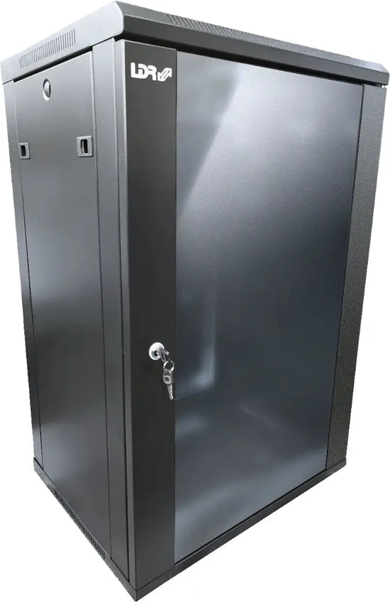 18U 450mm LDR Wall Mount Cabinet (Provision For 2 Fans) LDR