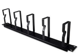 CERTECH 19" 1RU Metal Cable Management Bar, 105mm Deep Certech