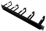 CERTECH 19" 1RU Metal Cable Management Bar, 105mm Deep Certech