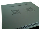 12U x 600mm Deep Fully Assembled Wall Mount Cabinet + PDU & Shelf Hypertec