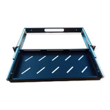 1U Slide Shelf 19" Cantilever Shelf 200mm Deep (Suit All 19" Server Rack) MACARAC 19" Inch Sheetmetal