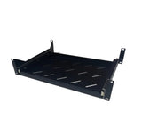 2U 300mm Slide Shelf (19" Adjustable Depth 350MM to 550mm Suit Server Rack) MACARAC 19" Inch Sheetmetal