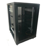 18U 800mm 19 Inch Redback Network Cabinet Fully Assembled Welded Frame PSS