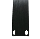 1U Brushed Anodized Aluminium Rack Panel MACARAC 19" Inch Sheetmetal