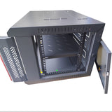 6U 450mm Single Section Redback Wall Mounted Data Cabinet (Provisions for 2 fans)