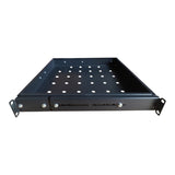 1U Drawer Keyboard Tray for Network Cabinets, Heavy Duty Sliding Shelf, Server Rack Keyboard and Mouse Organizer