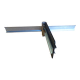 Right‑Angle DIN Rail Mounting Plate — Perpendicular DIN Rail Adapter (195 × 95 × 35mm)