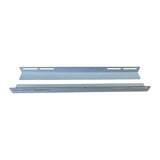 Right‑Angle Support Bracket 520mm – Suits 550mm Deep Open Racks (Zinc Seal / Black Powdercoat)