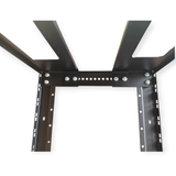 40U Adjustable Depth Open Rack 4 Post 19" 350-450mm Deep MACARAC 19" Inch Sheetmetal